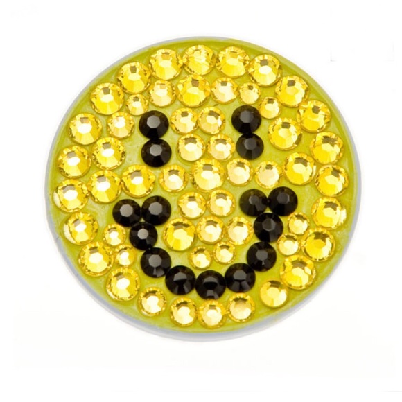 NWT Bonjoc Swarovski Crystal Ball Marker. Smiley - Picture 1 of 1